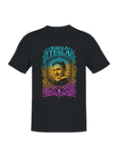 Tesla Vintage Art Nouveau Design Men's T-shirt