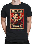 Nikola Tesla Retro Power Art Men's T-shirt