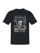 Tesla Power to the People Design Men's T-shirt