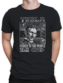 Tesla Power to the People Design Men's T-shirt