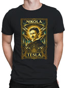 Nikola Tesla Art Deco Portrait Men's T-shirt