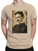 Tesla Vintage Collage Art Print Men's T-shirt