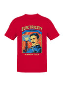 Electricity Guide by Nikola Tesla Men's T-shirt