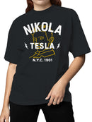 Nikola Tesla NYC 1901 Portrait Women's T-shirt