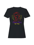 Nikola Tesla High Voltage Neon Art Women's T-shirt