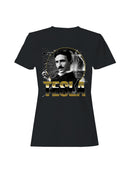 Nikola Tesla Electric Design Art Women's T-shirt