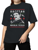 Nikola Tesla Festive Design Women's T-shirt