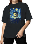 Electric Night with Visionary Genius Women's T-shirt