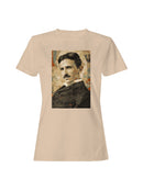Tesla Vintage Collage Art Print Women's T-shirt