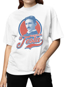 Retro Nikola Tesla Design Women's T-shirt
