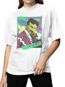 Vibrant Pop Art Nikola Tesla Design Women's T-shirt