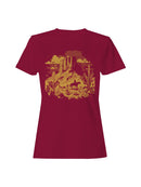 Desert Cowboy Under Starry Sky Women's T-shirt