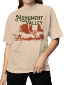 Monument Valley Cowboy Scene Art Women's T-shirt