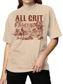 All Grit Cowboy Canyon Scene Women's T-shirt