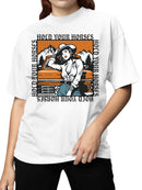 Retro Western Hold Your Horses Women's T-shirt