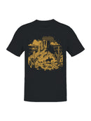 Desert Cowboy Under Starry Sky Men's T-shirt
