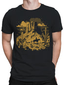 Desert Cowboy Under Starry Sky Men's T-shirt