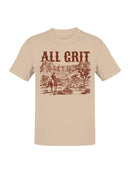 All Grit Cowboy Canyon Scene Men's T-shirt