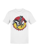 Wild West Rodeo Cowboy Design Men's T-shirt