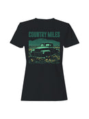 Vintage Country Miles Truck Art Women's T-shirt