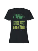 Western Frontier Cowboy Scene Women's T-shirt