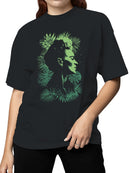 Tropical Artistic Portrait Design Women's T-shirt