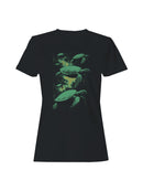 Cosmic Sea Turtles in Space Women's T-shirt