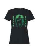 Delta Blues Guitarist Art Print Women's T-shirt