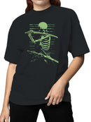 Samurai Skeleton with Katana Women's T-shirt