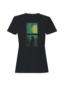 Cat Silhouette with Full Moon Women's T-shirt