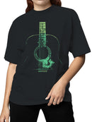 Vintage Distressed Guitar Design Women's T-shirt