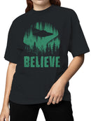 Believe in UFO Mysteries Women's T-shirt