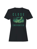 UFO Close Encounter Forest Design Women's T-shirt