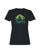 Ancient Jungle Pyramid Design Women's T-shirt