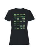 Retro Cassette Tape Collection Art Women's T-shirt