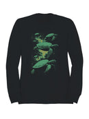 Cosmic Sea Turtles in Space Men's Sweatshirt