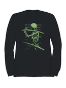 Samurai Skeleton with Katana Men's Sweatshirt