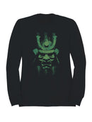 Samurai Warrior Mask Grunge Art Men's Sweatshirt