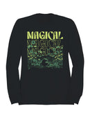 Enchanting Frog and Floral Design Men's Sweatshirt