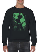 Electric Guitar Rock Thunder Men's Sweatshirt