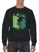 Grim Skater: Urban Thrill Men's Sweatshirt