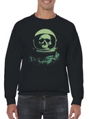 Cosmic Skull Astronaut Vision Men's Sweatshirt