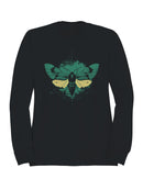 Geometric Luna Moth Art Men's Sweatshirt