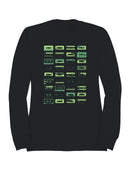 Retro Cassette Tape Collection Art Men's Sweatshirt