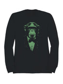 Formal Chimpanzee Art Men's Sweatshirt