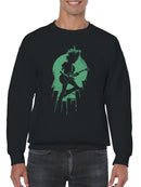 Rockstar Vibes: Electric Energy Men's Sweatshirt