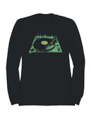 Retro Vinyl Record Player Art Men's Sweatshirt