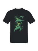 Cosmic Sea Turtles in Space Men's T-shirt