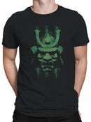 Samurai Warrior Mask Grunge Art Men's T-shirt