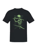 Samurai Skeleton with Katana Men's T-shirt